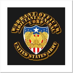 Army - Warrant Officer - Adjutant General Corps Posters and Art